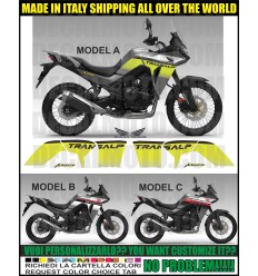 TRANSALP XL 750 2023 GREY DECAL WHITE